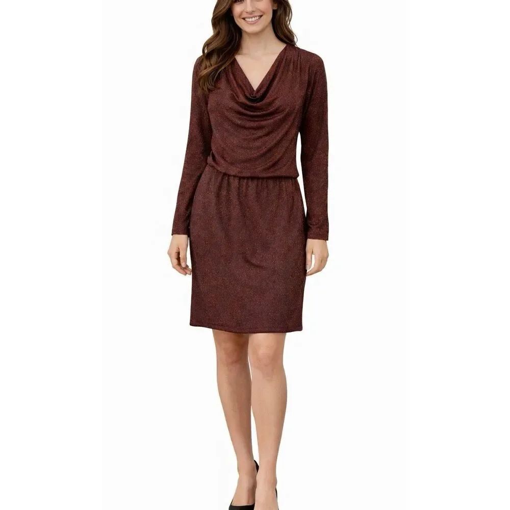 Evereve nwt Peyton Jensen draped front dress small